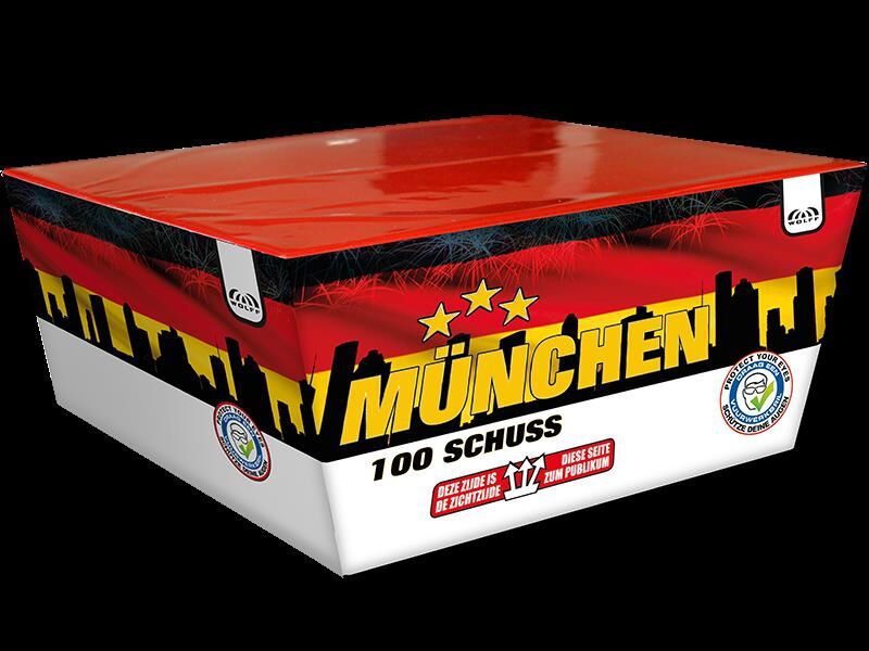 Jetzt München 100-Schuss-Feuerwerk-Batterie ab 40.79€ bestellen