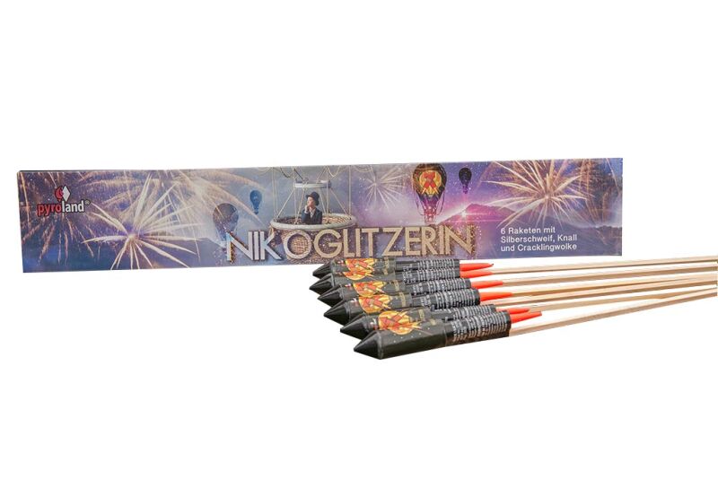 Jetzt NIKOGLITZERIN 6-teiliges Raketen-Sortiment ab 14.44€ bestellen