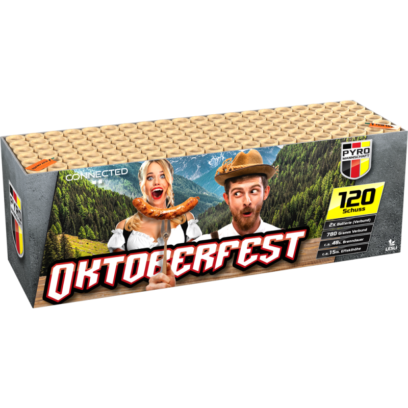 Jetzt Oktoberfest 120-Schuss-Feuerwerkverbund ab 50.14€ bestellen