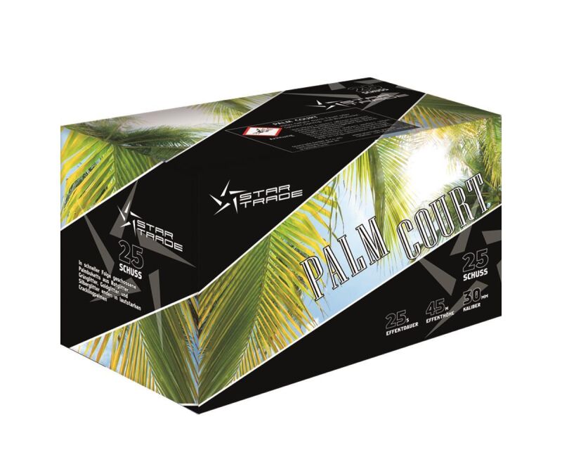 Jetzt Palm Court 25-Schuss-Feuerwerk-Batterie ab 33.99€ bestellen