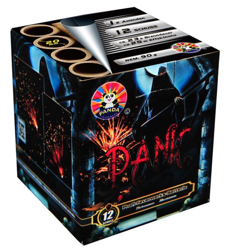 Jetzt Panic 12-Schuss-Feuerwerkbatterie ab 6.79€ bestellen