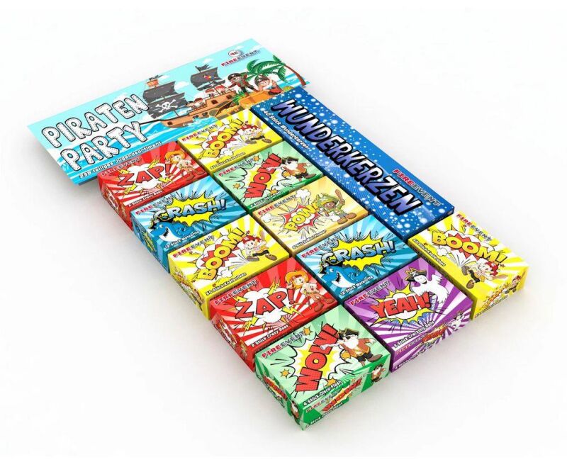 Jetzt Piraten Party 12-teiliges Jugenfeuerwerk-Sortiment ab 10.99€ bestellen