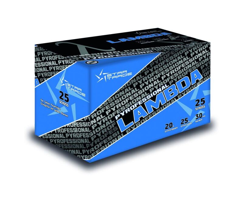 Jetzt Pyrofessional LAMBDA 25-Schuss-Feuerwerk-Batterie ab 33.99€ bestellen