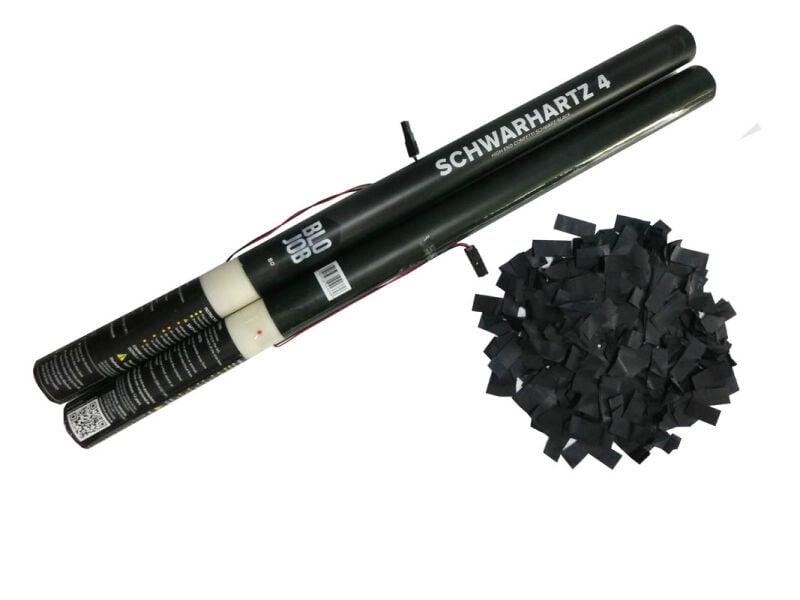 Jetzt Schwarhartz 4 80cm elektrisch Papierflitter schwarz ab 1.91€ bestellen