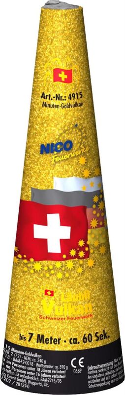 Jetzt Schweizer Minuten-Goldvulkan ab 16.14€ bestellen