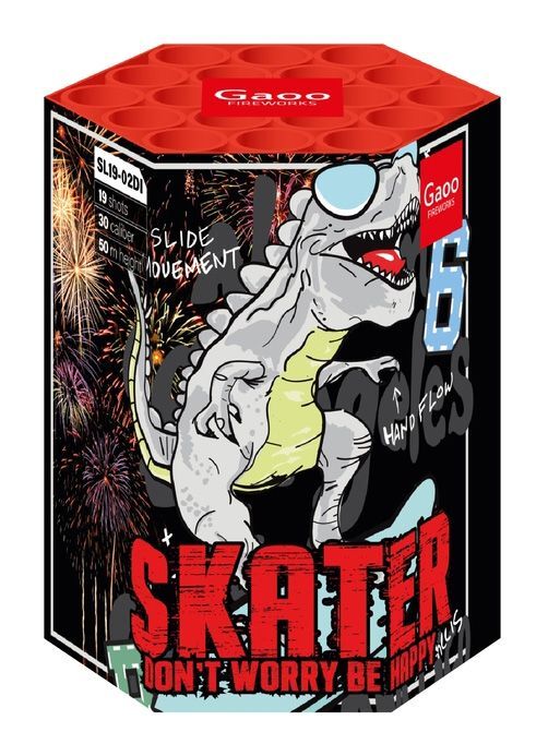 Jetzt Skater 19-Schuss-Feuerwerk-Batterie ab 37.39€ bestellen