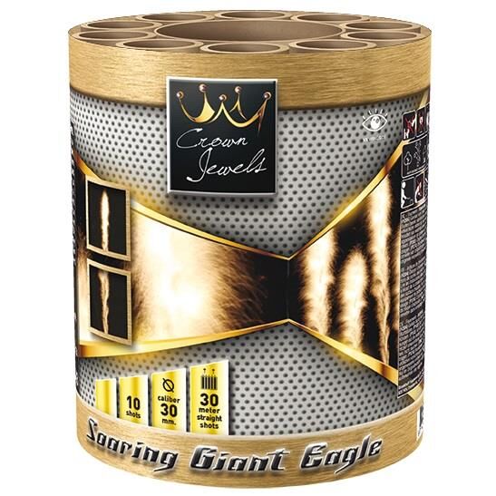 Jetzt Soaring Giant Eagle 10-Schuss-Feuerwerk-Batterie ab 11.04€ bestellen