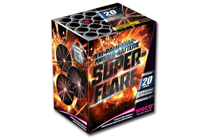 Jetzt Superflare 20-Schuss-Feuerwerk-Batterie ab 33.99€ bestellen
