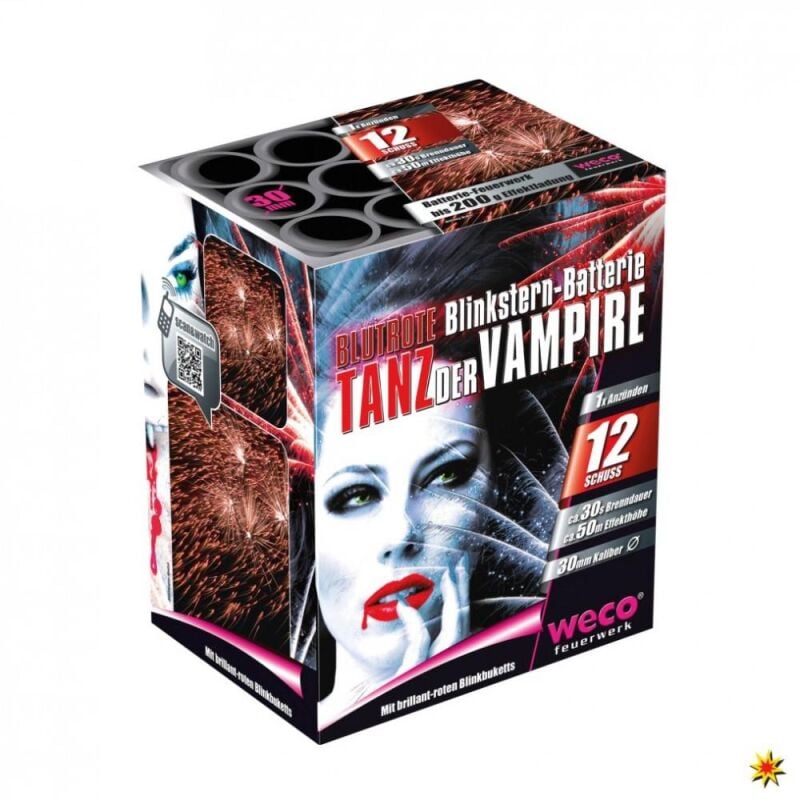 Jetzt Tanz der Vampire (Tiger, Mad Max,Champion,Tyr) 12-Schuss-Feuerwerk-Batterie ab 19.54€ bestellen