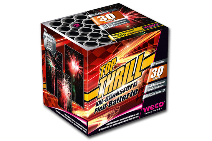 Jetzt Top Thrill 30-Schuss-Feuerwerk-Batterie ab 20.39€ bestellen