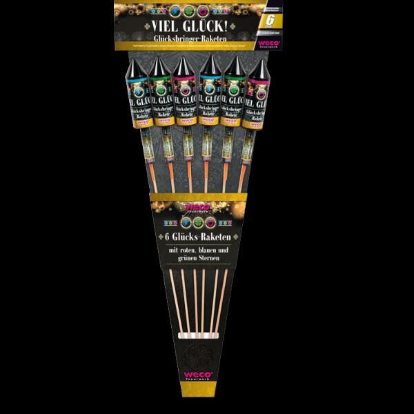 Jetzt Viel Glück! 6-teiliges Raketen-Sortiment ab 14.44€ bestellen