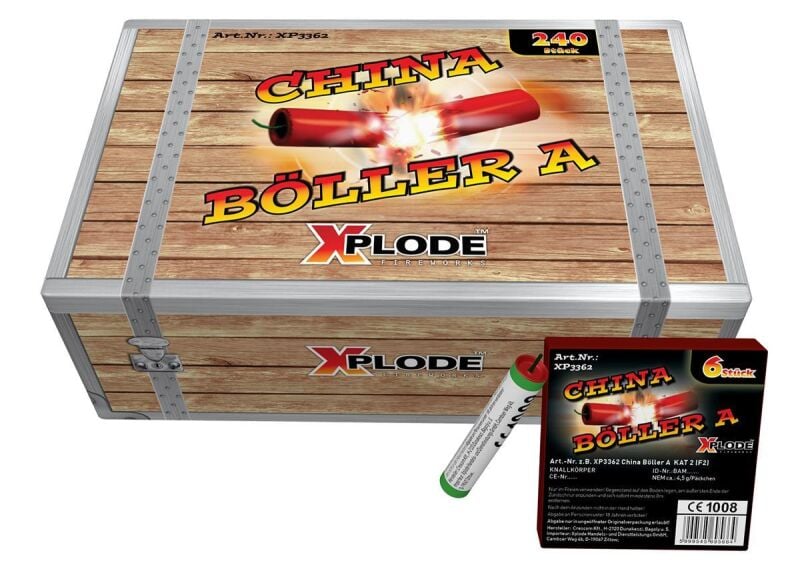Jetzt Xplode China Böller A 240 Stück ab 11.04€ bestellen