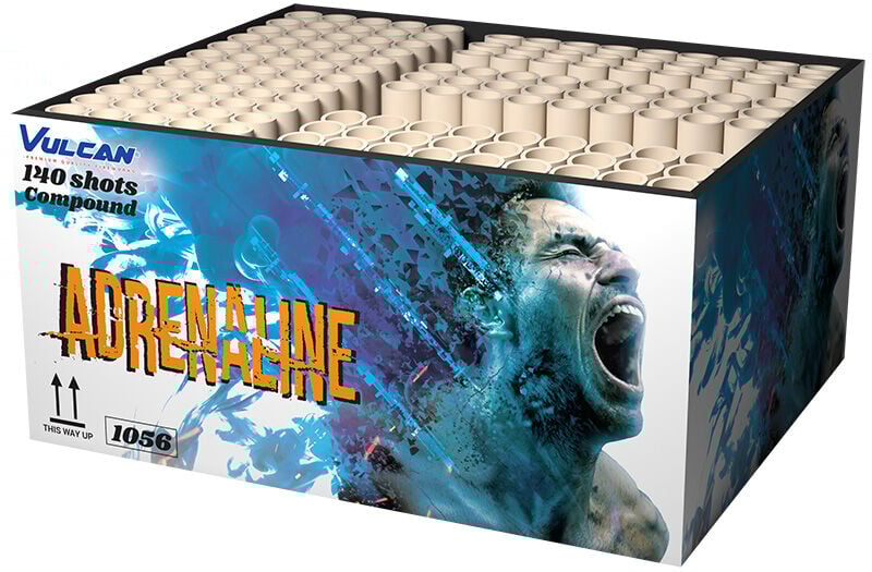 Jetzt Adrenaline 140-Schuss-Feuerwerkverbund ab 79.04€ bestellen