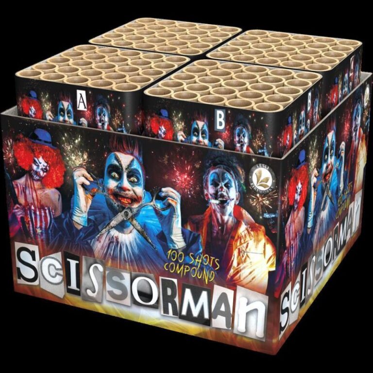 scissorman-100-schuss-feuerwerkverbund-stahlkaefig