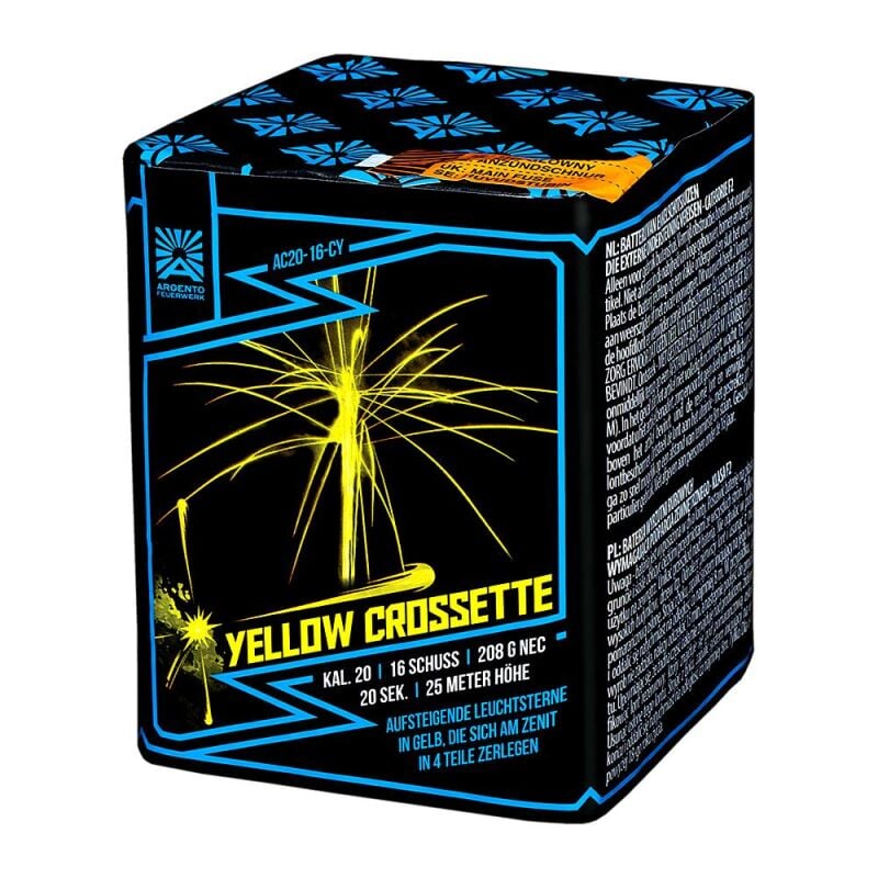 yellow-crossette-16-schuss-feuerwerksbatterie